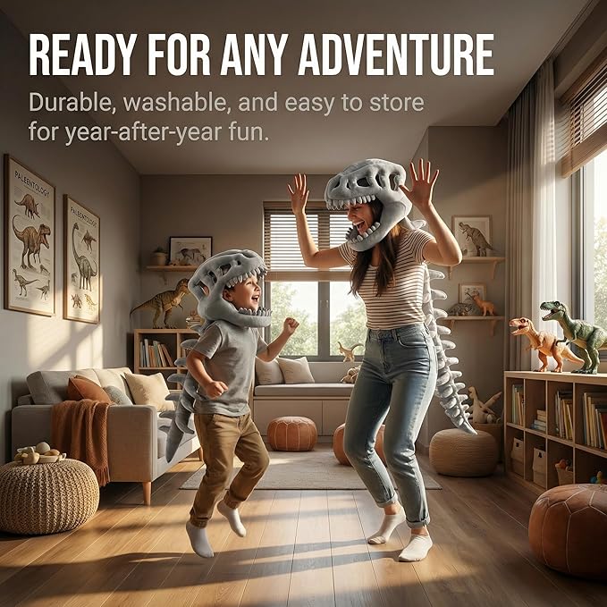 3D Dinosaur Costume 🦕 - Soft & Wearable
